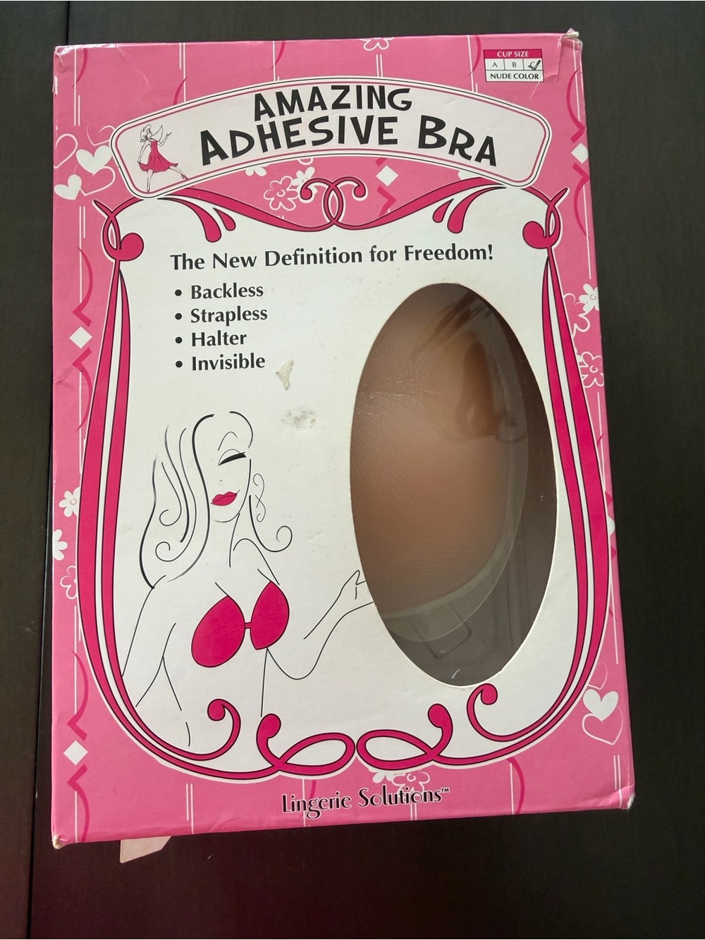 New Amazing Adhesive Bra - Nude Size C
